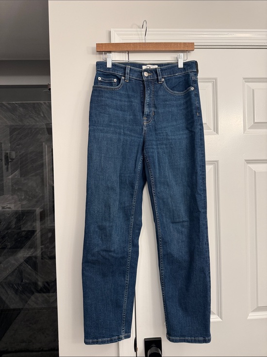 SPANX Denim - SPANX Dark Indigo Denim Cropped Jeans